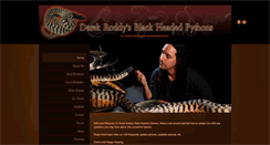 Desktop Screenshot of derekroddysblackheadedpythons.com
