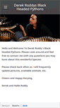 Mobile Screenshot of derekroddysblackheadedpythons.com